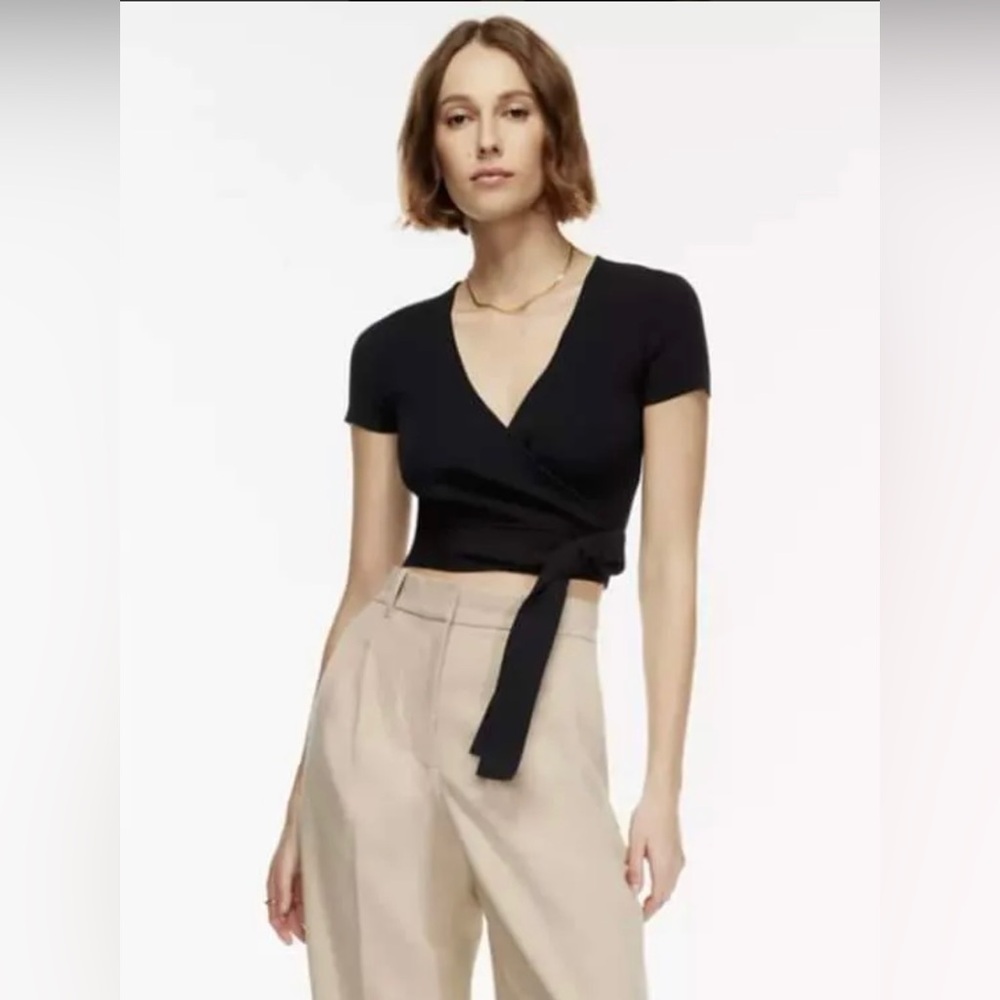 All Tied Up Sweater Aritzia